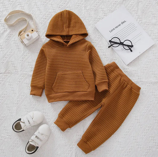 Ribbed Sweatsuit Set