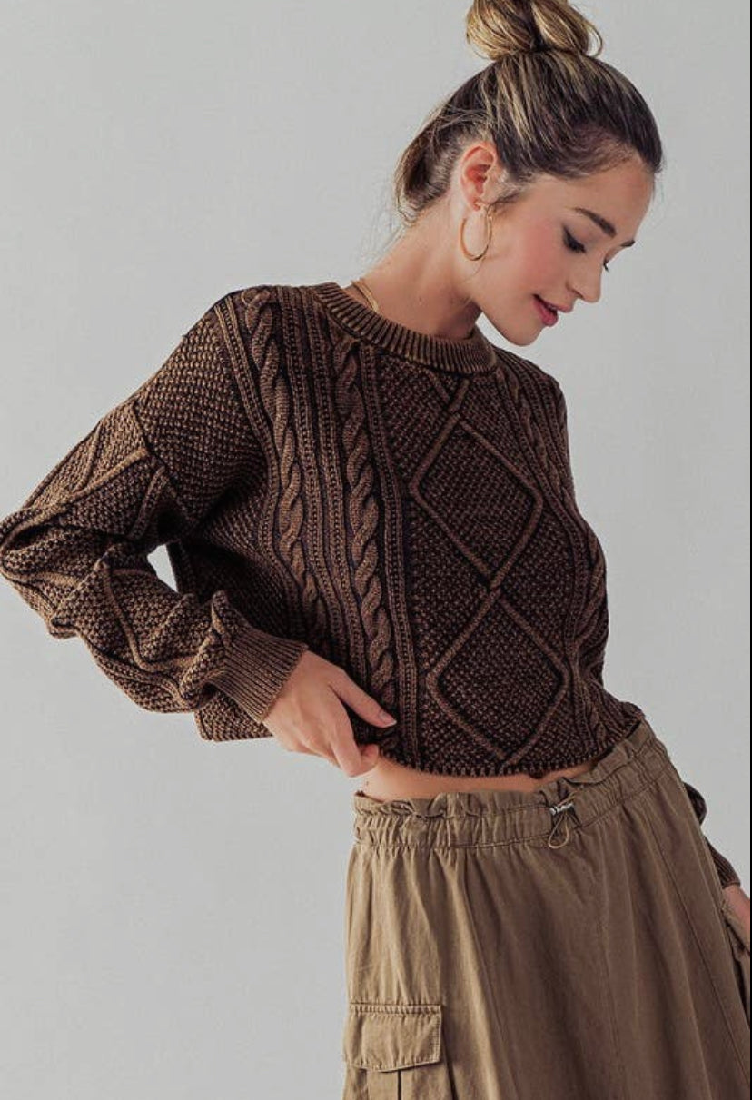 Sydney Cable Knit Sweater