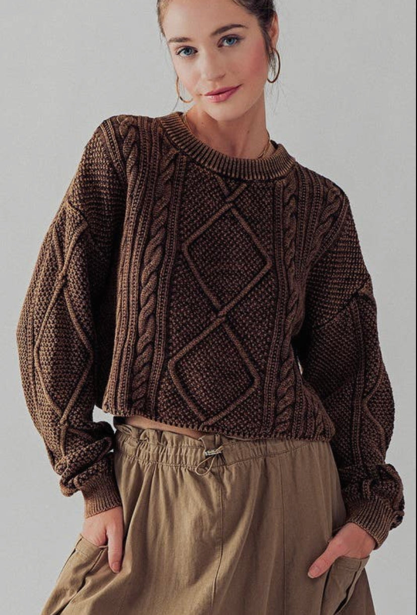 Sydney Cable Knit Sweater