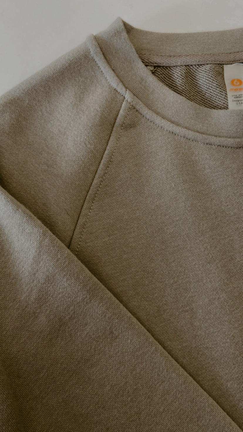 Cotton Blend Classic Crewneck