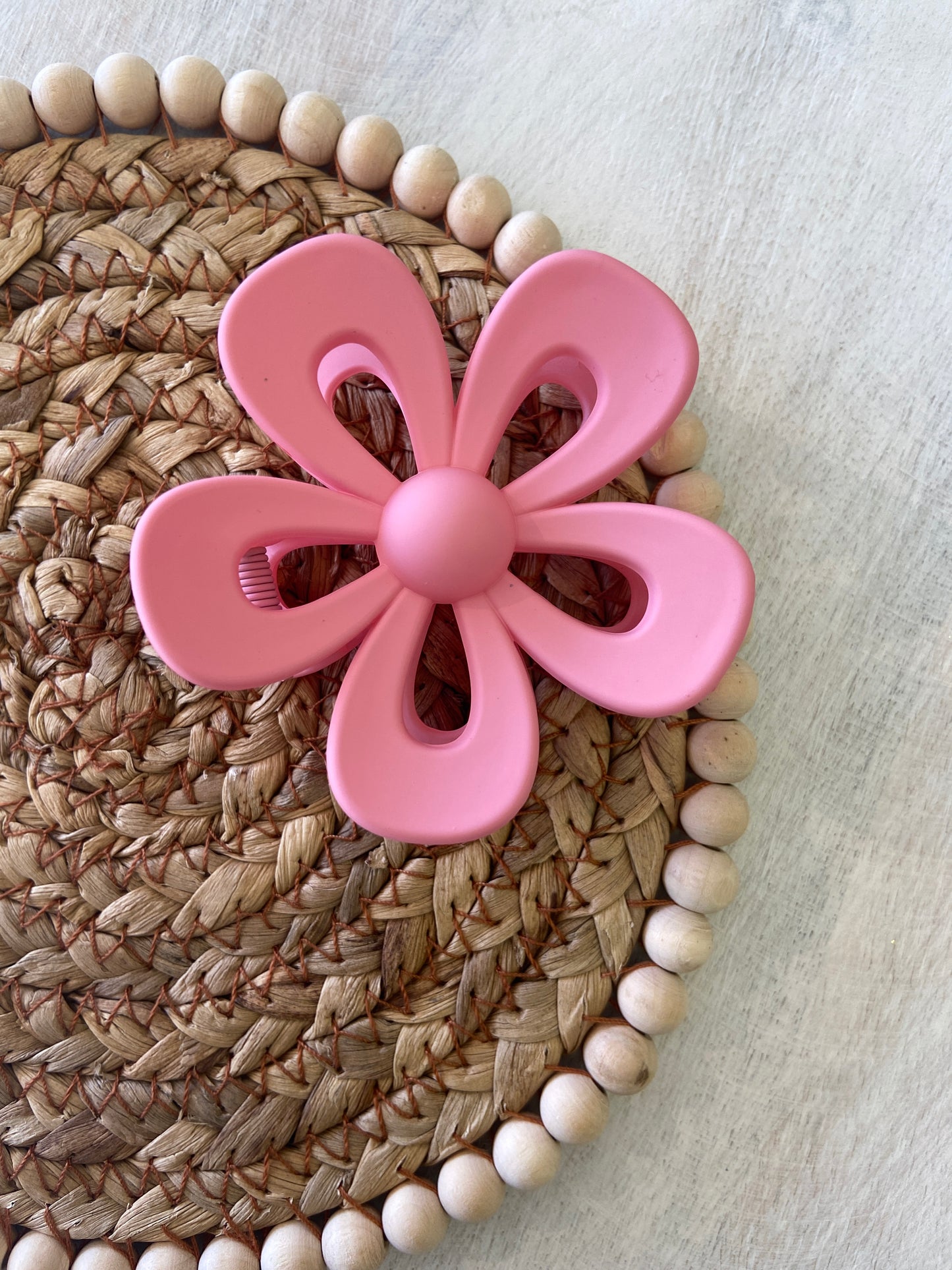 Open Floral Hair Clip - Multiple Colour Options