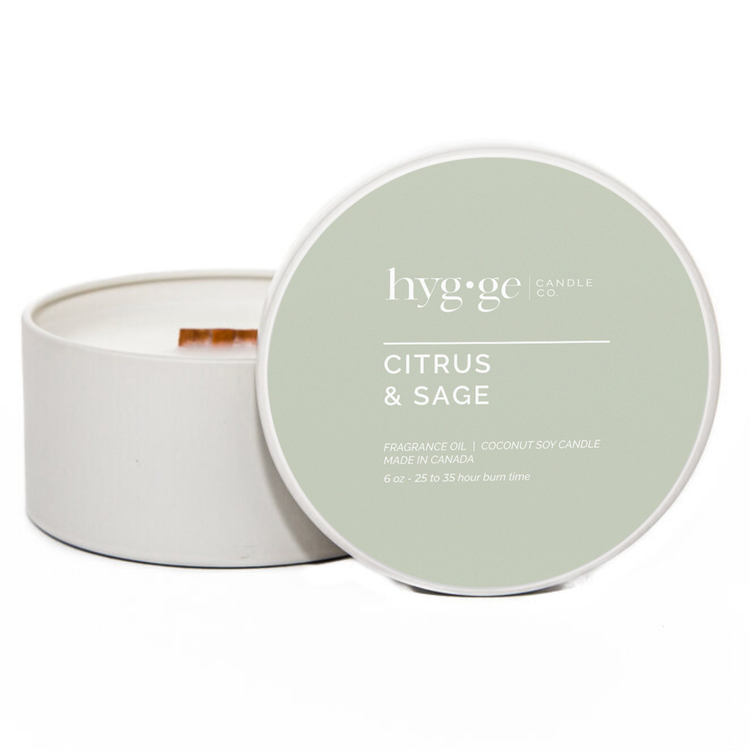 Citrus & Sage Hygge Candle | 6oz & 9oz Options