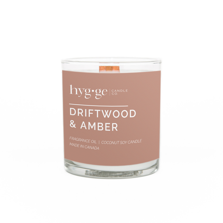 Driftwood & Amber Hygge Candle | 6oz & 9oz Options