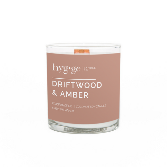 Driftwood & Amber Hygge Candle -2 Sizes