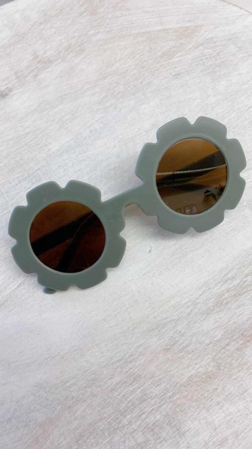 Floral Kids Sunglasses - Multiple Color Options