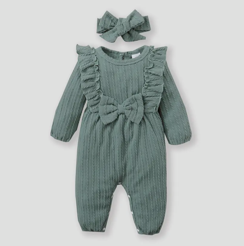 Cable Knit Detailed Onesie Set