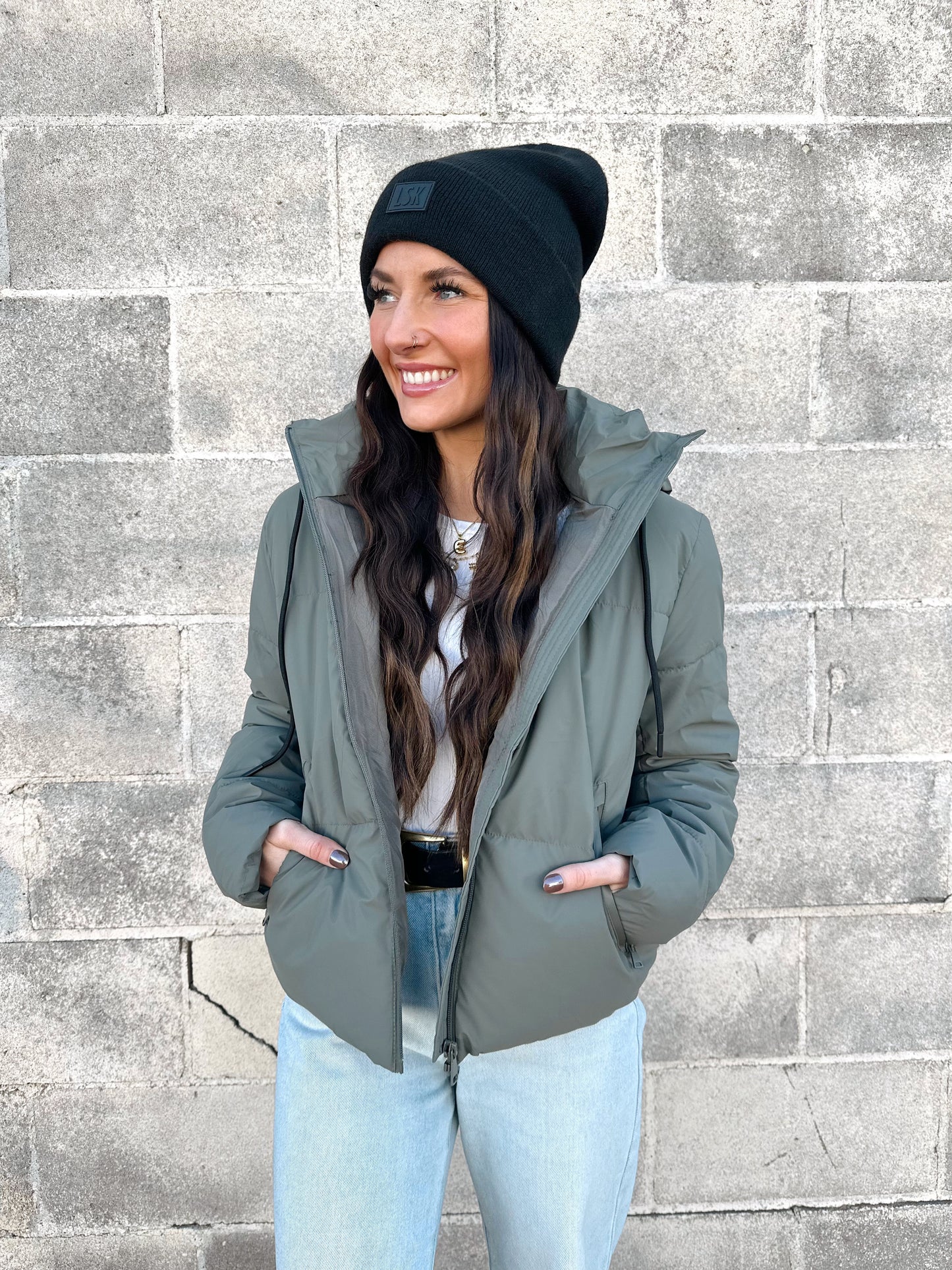Decker Puffer Jacket | Olive