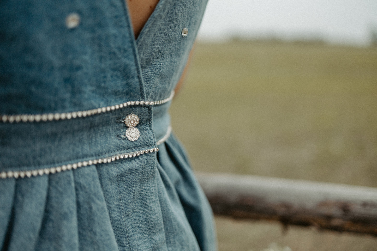 Life For Me Denim Dress