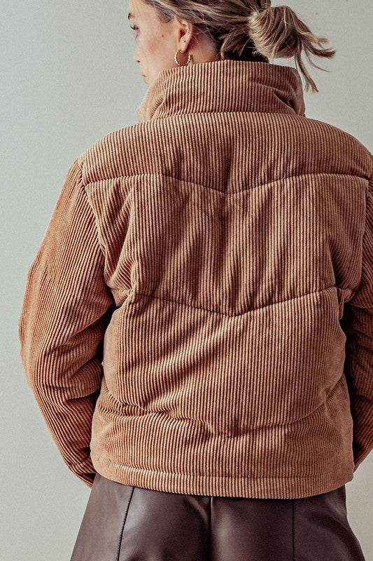 Cove Corduroy Puffer