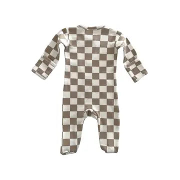 Tiramisu Checkerboard Onesie