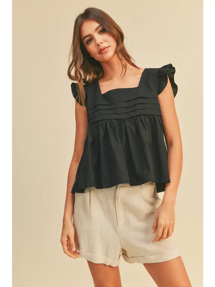 Ruffle Babydoll Top