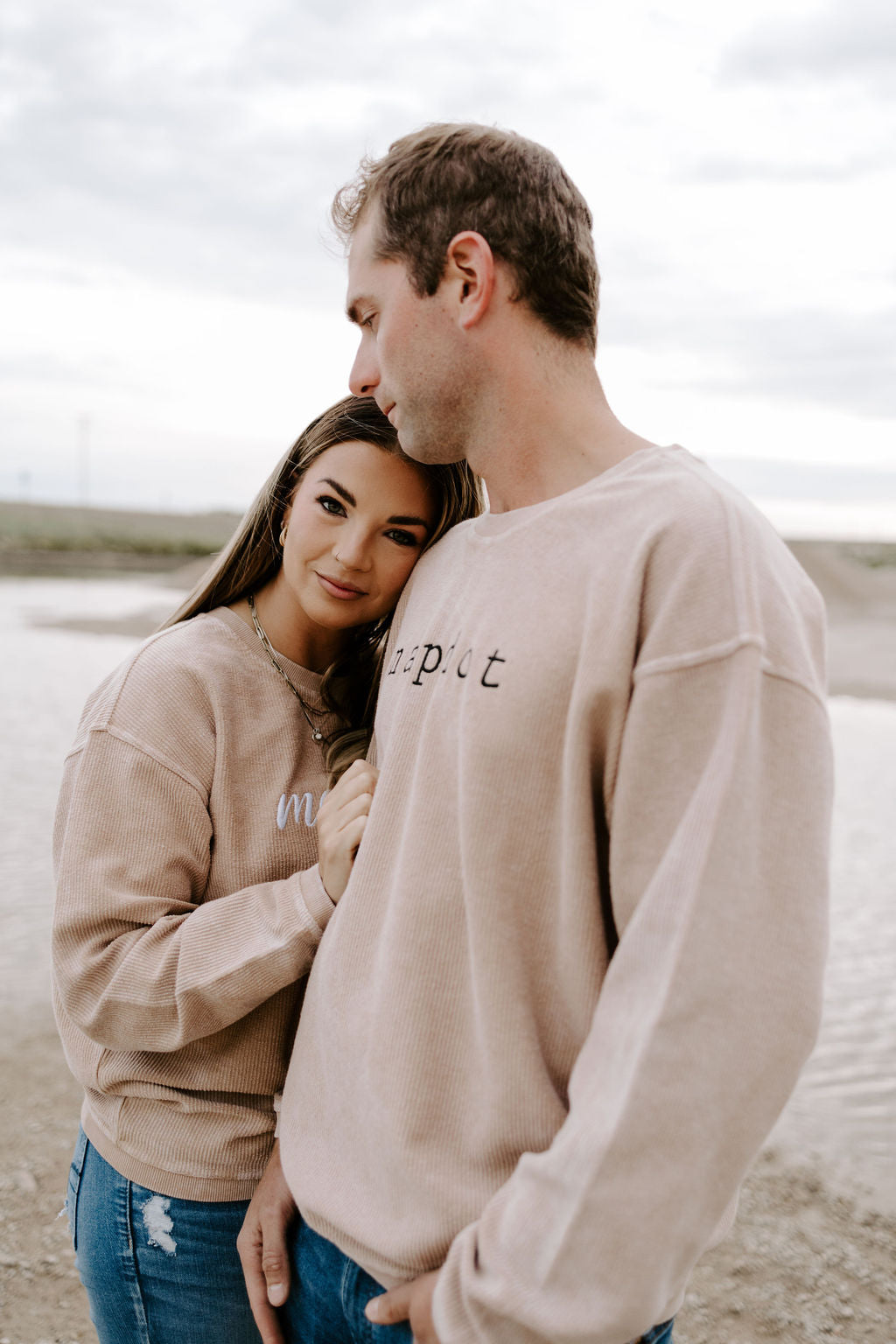 Unisex Mapdot Corded Crewneck - 2 Options