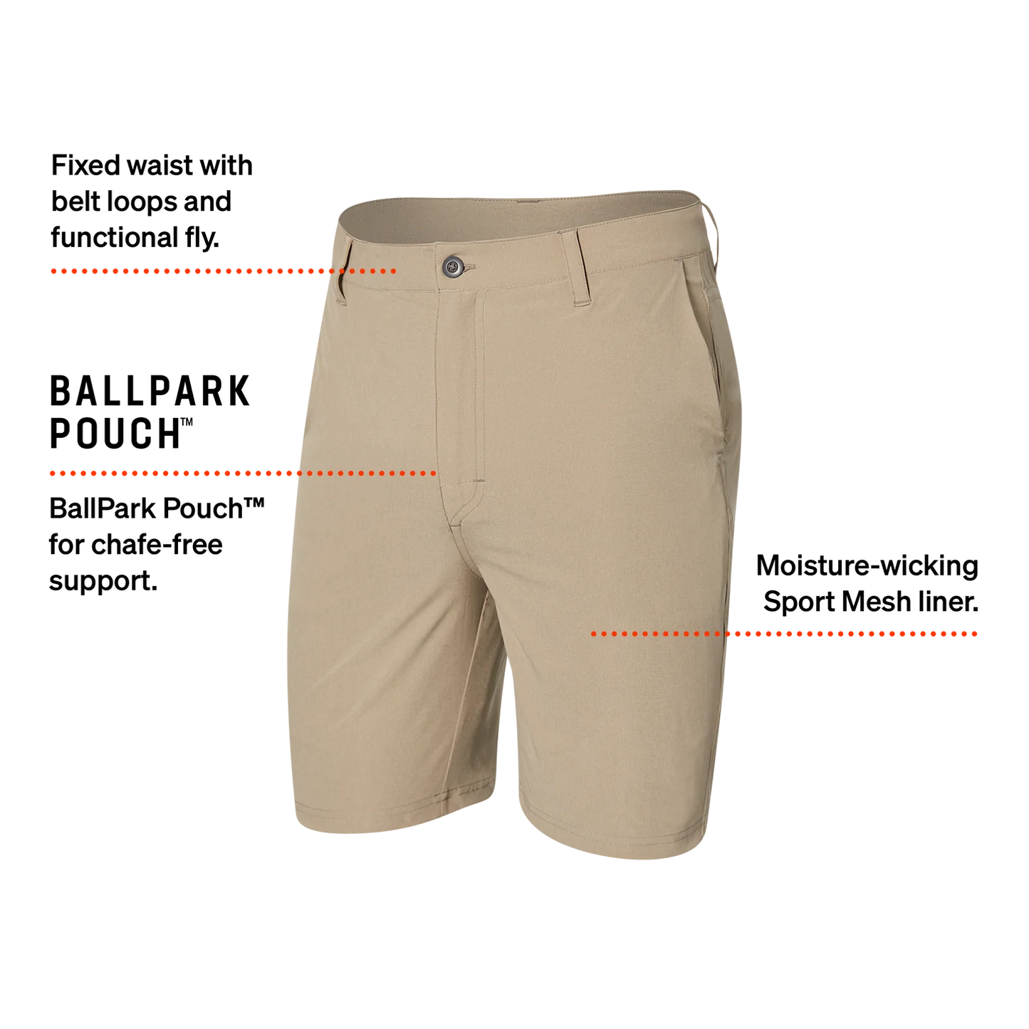 SAXX | Go To Town 2-In-1 Shorts | Multiple Colour Options