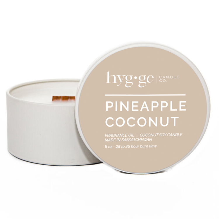 Pineapple Coconut Hygge Candle | 6oz & 9oz Options