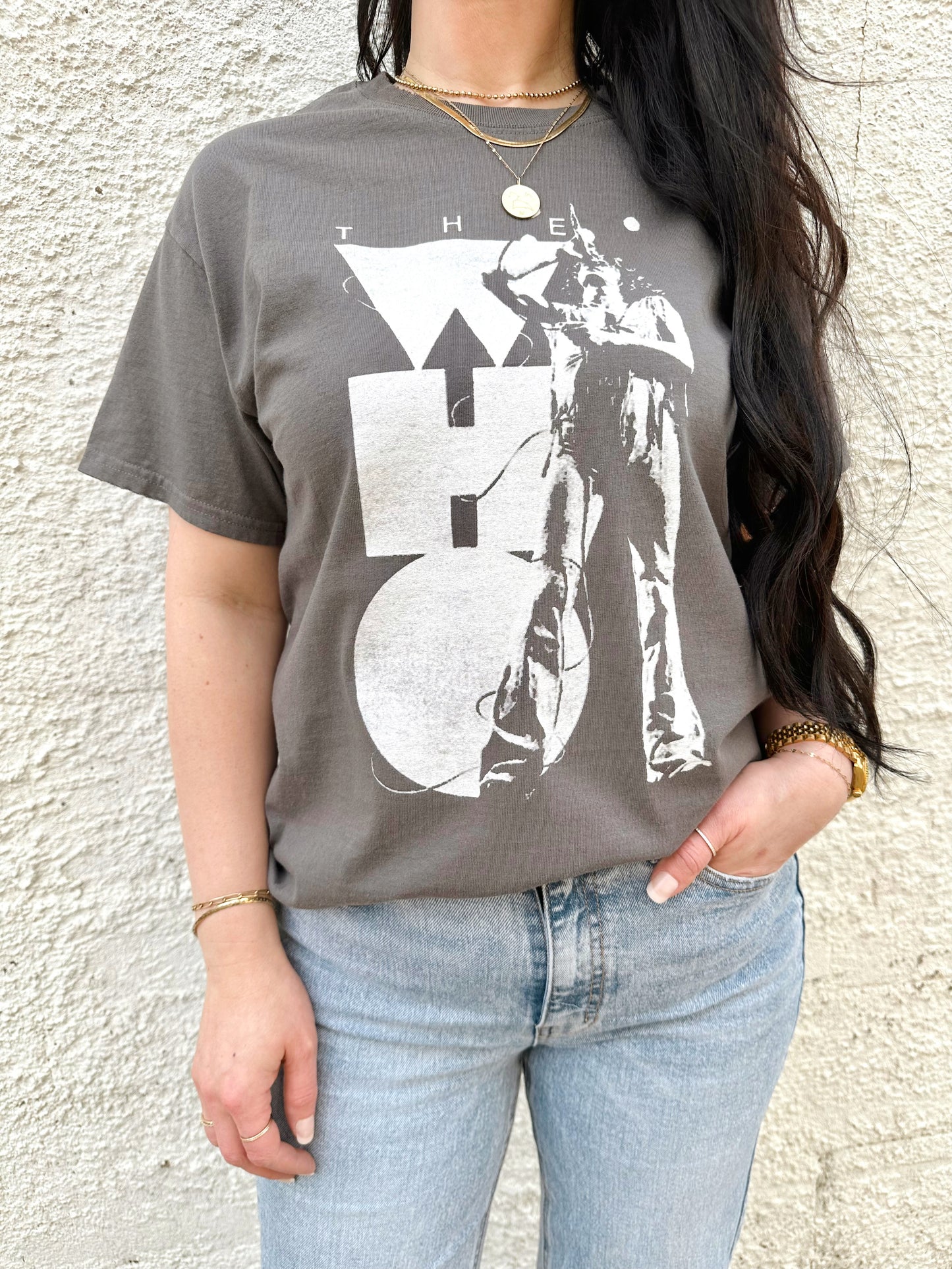 UNISEX - The Who Sing Thrifted Distressed Tee