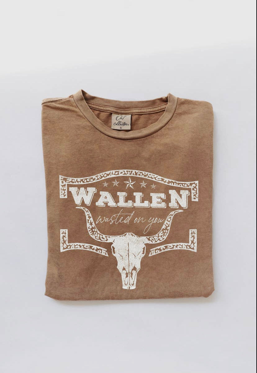 Wallen Wasted On You Graphic Top