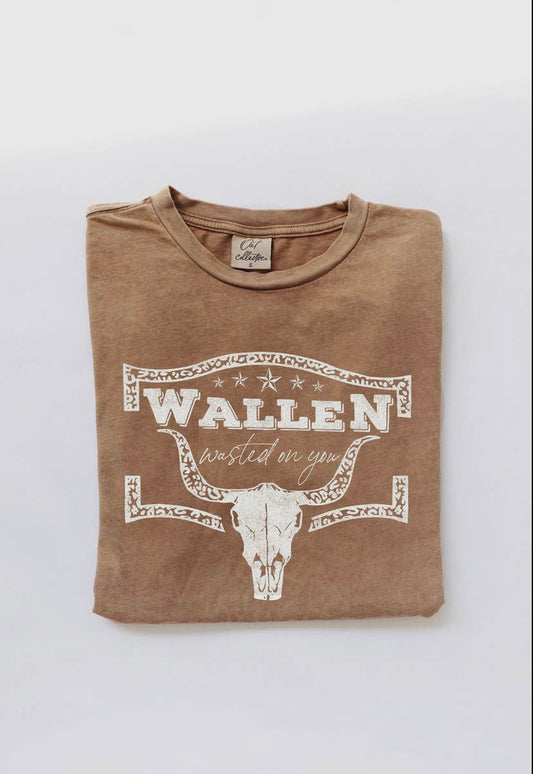 Wallen Wasted On You Graphic Top