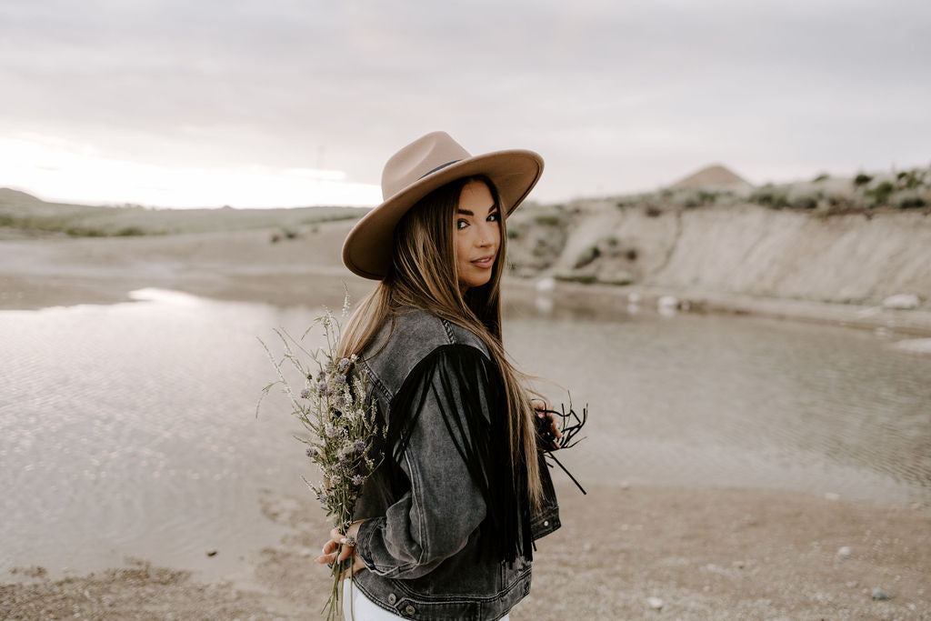 The Demo's Denim Tassle Jacket