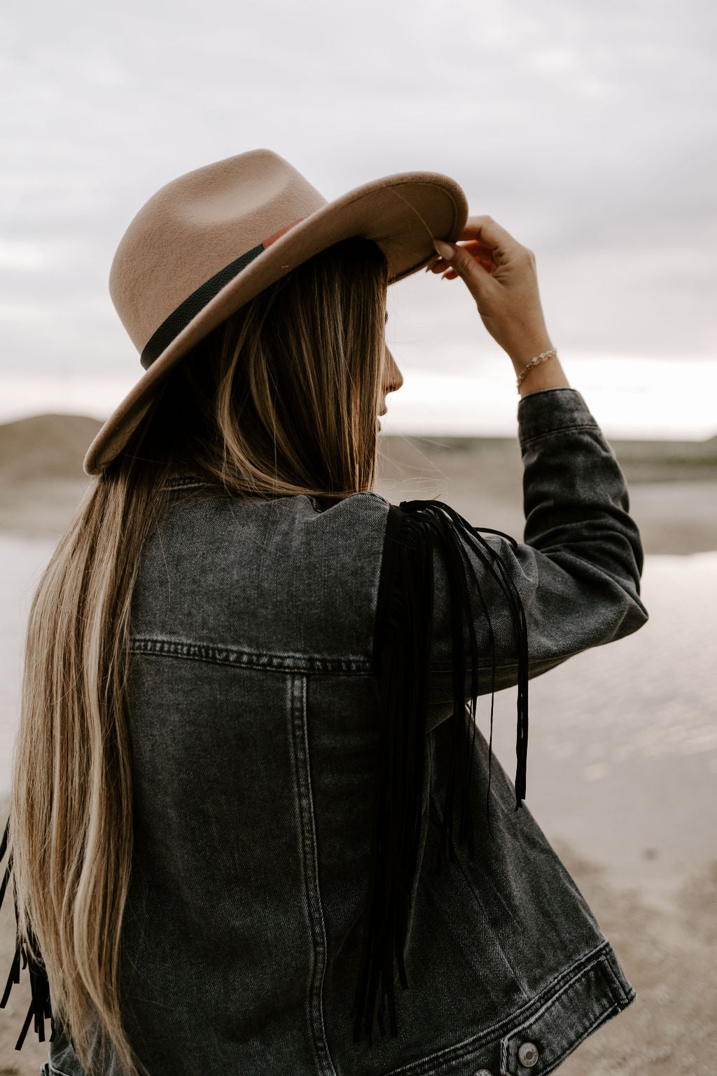 The Demo's Denim Tassle Jacket