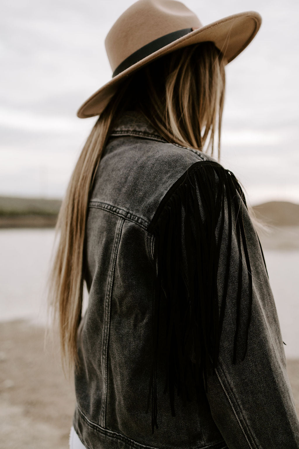 The Demo's Denim Tassle Jacket