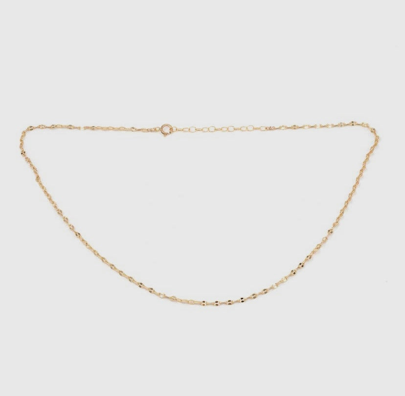 Golden Chain Necklace - Gold