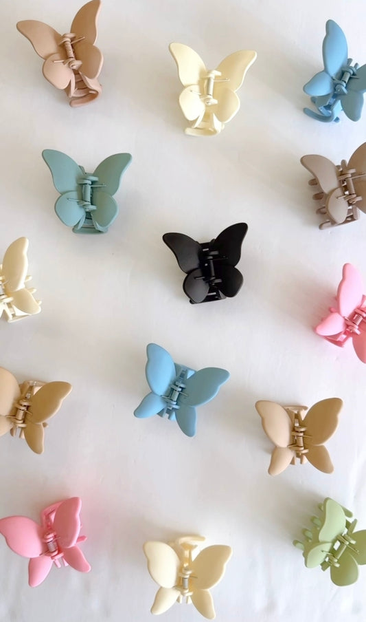 Butterfly Hair Clip - Multiple Colour Options