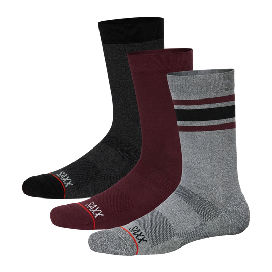 SAXX | Whole Package Crew Socks | 3 Pair Pack