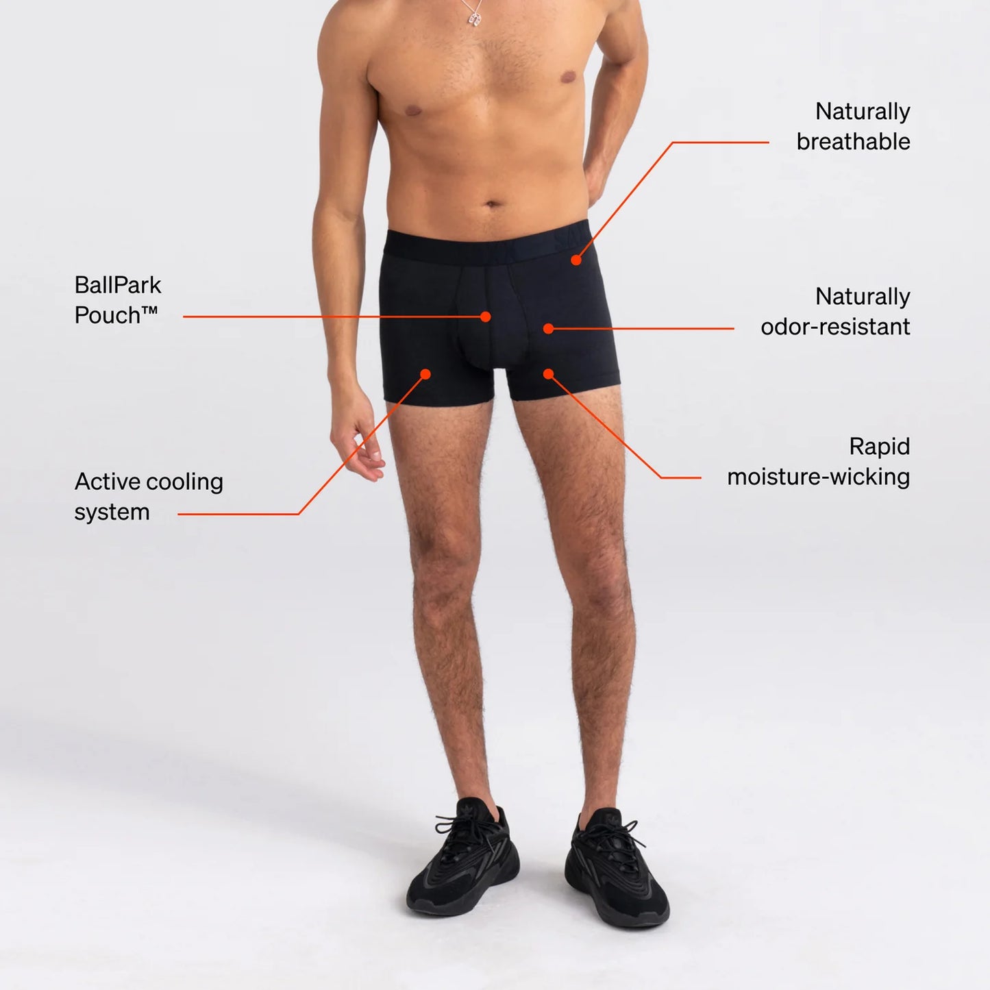 SAXX | Drop Temp Cooling Cotton Trunk