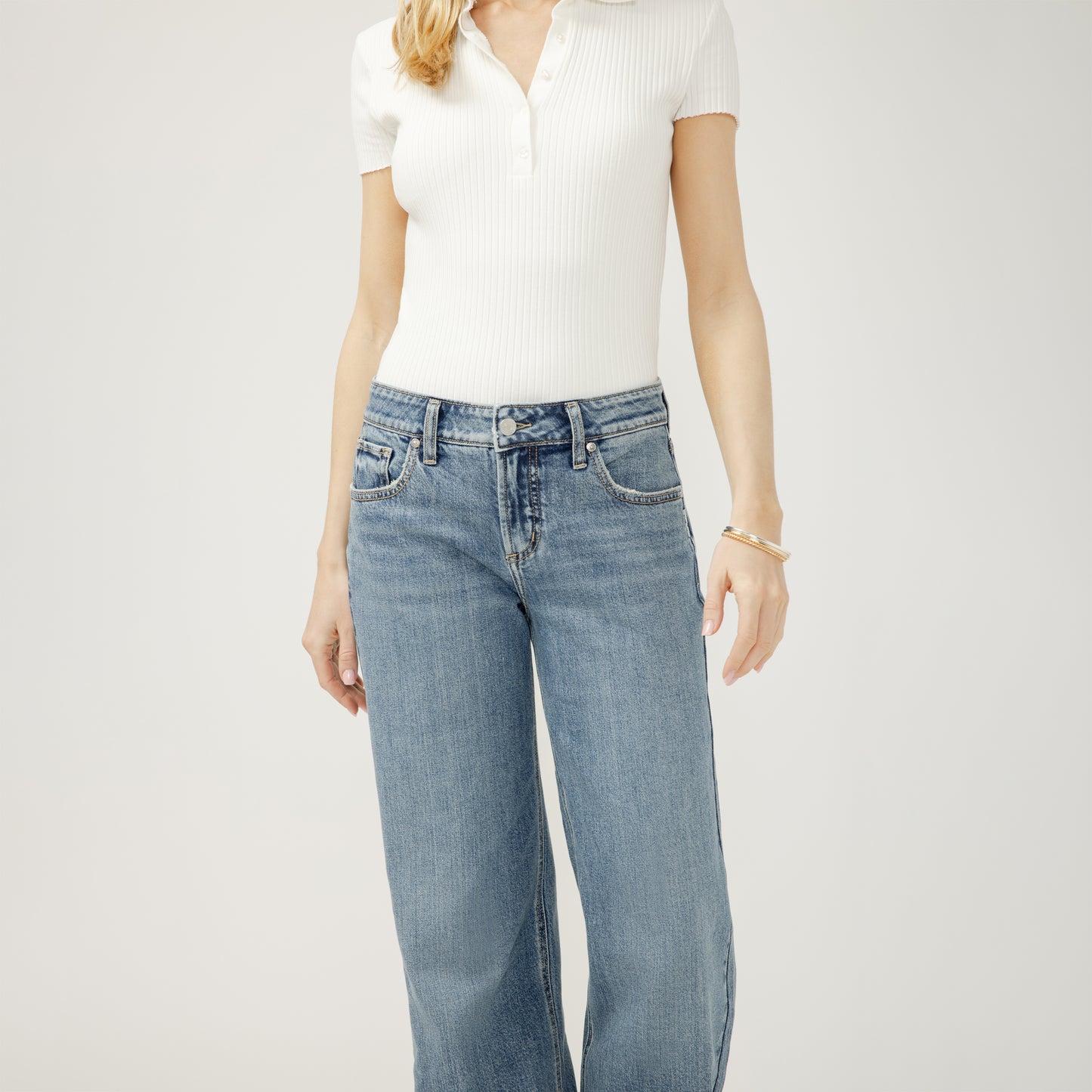 SILVER JEANS | Suki Wide Leg | ADM289 Weston