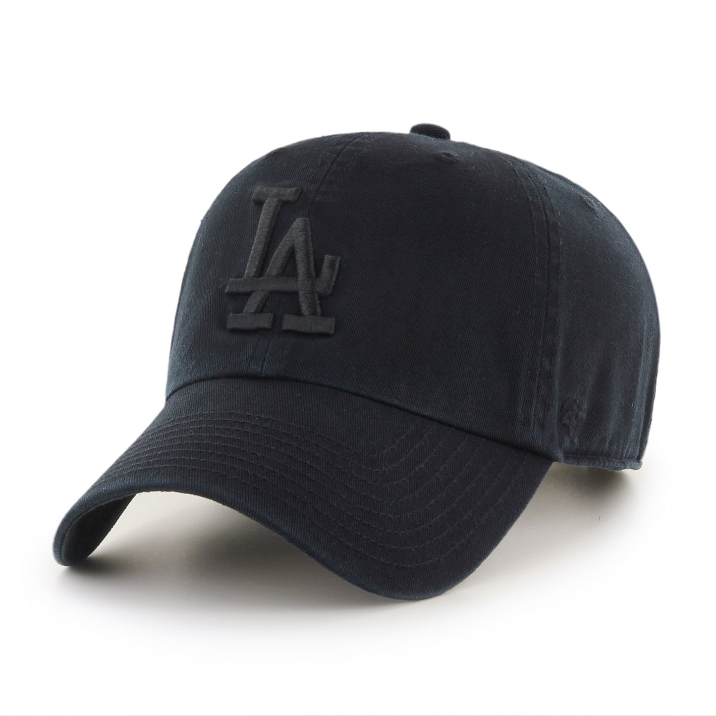 47 Brand | Los Angeles Dodgers - Clean Up Cap- Blk on Blk