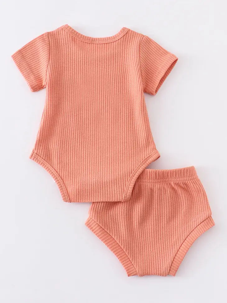 Ribbed Cotton Pocket Baby Set - 3 Colours