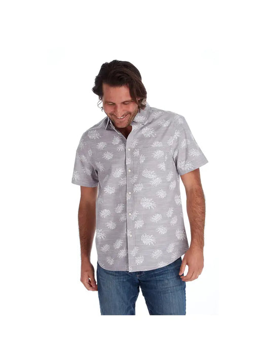 Alex Printed Button Down