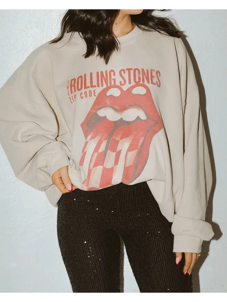 Rolling Stones Zip Code Crewneck Sweatshirt