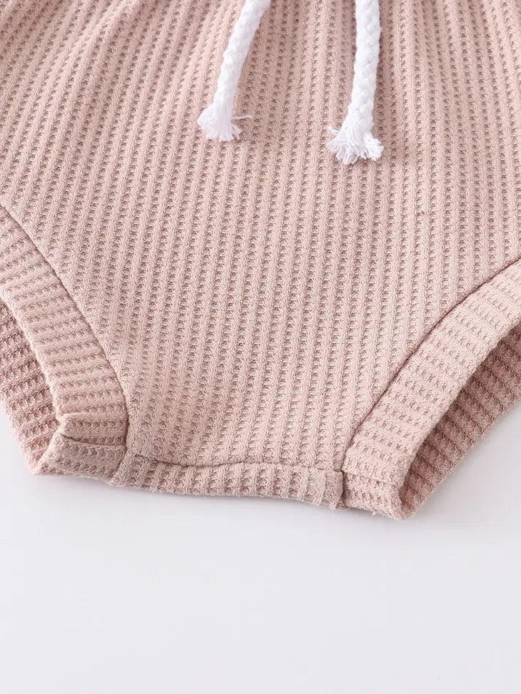 Ribbed Cotton Pocket Baby Set - 3 Colours