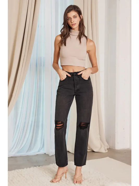 KAN CAN - Kenzie High Rise Boyfriend Jean