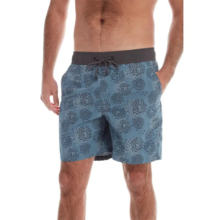 Abe Printed Swim Trunk