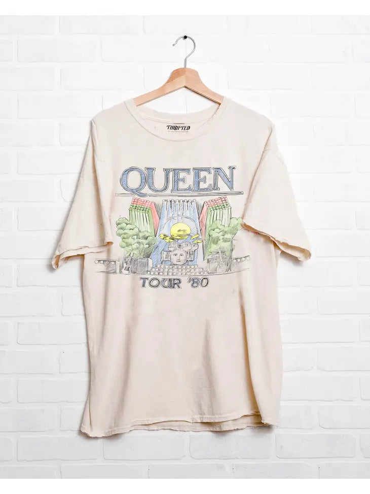 UNISEX - Queen 1980 Tour Graphic T-Shirt