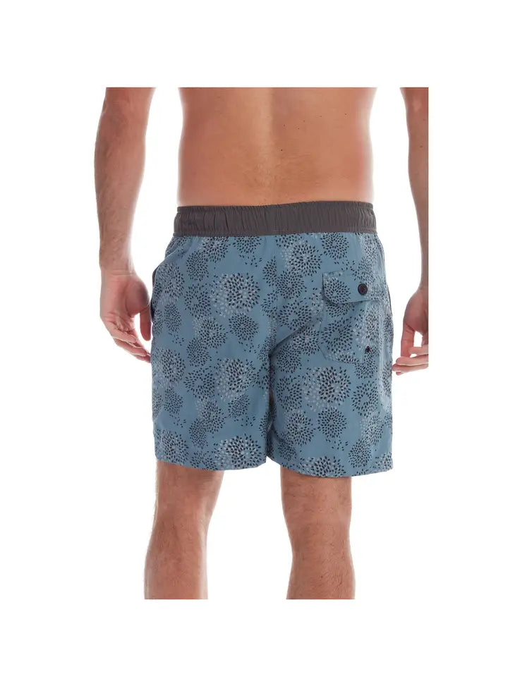 Abe Printed Swim Trunk