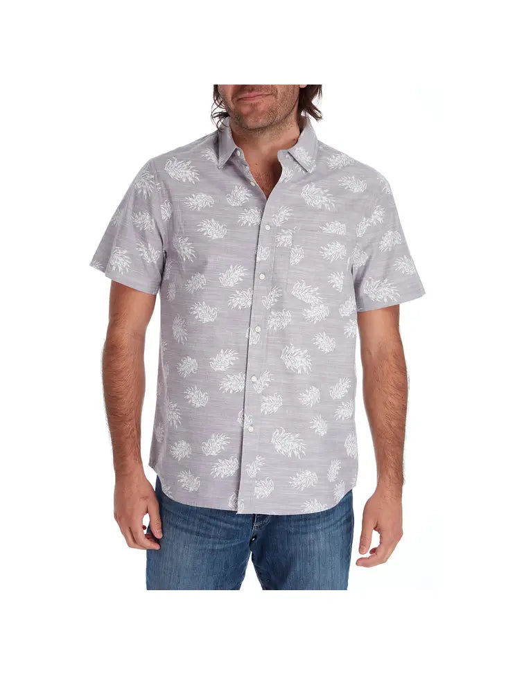 Alex Printed Button Down