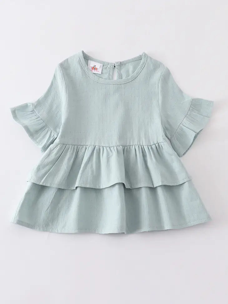 Ruffle Tiered Top - 2 Colours