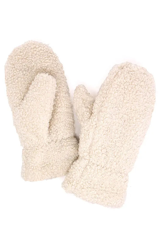 Teddy Mittens - 5 Colour Options