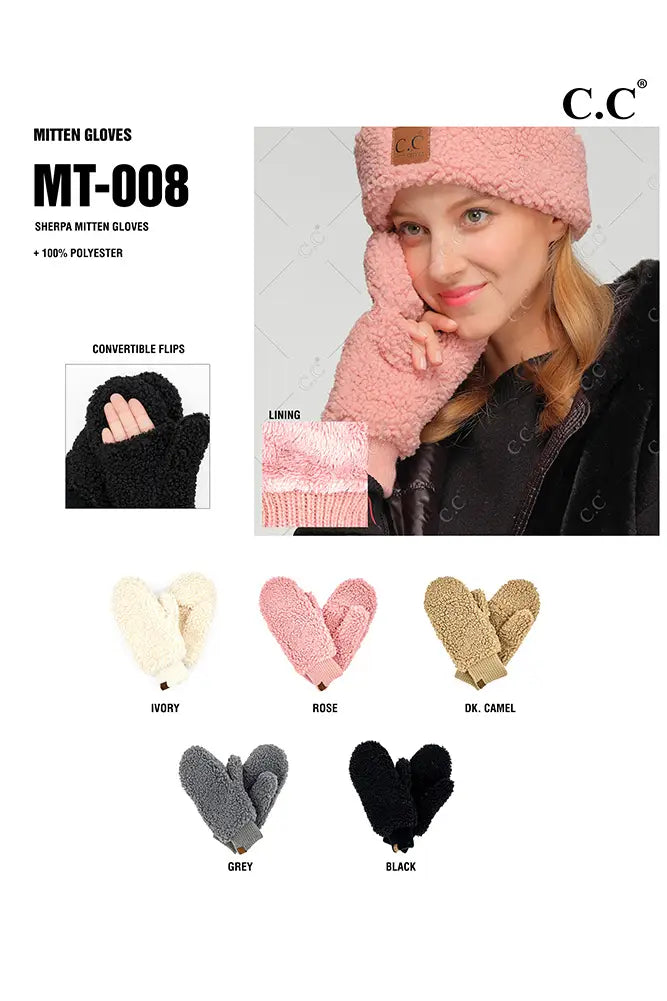 Sherpa Mittens - 4 Colours