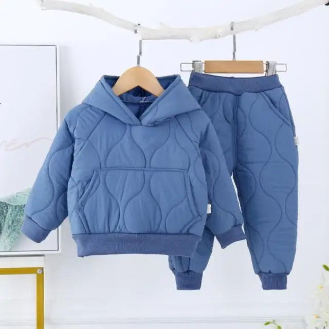 Quilted Outdoor Puffer Set - 2 Colours