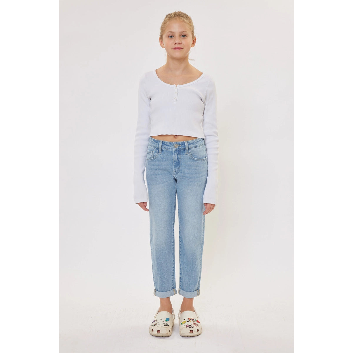 KAN CAN - Noelle Mini Mom Fit Jeans