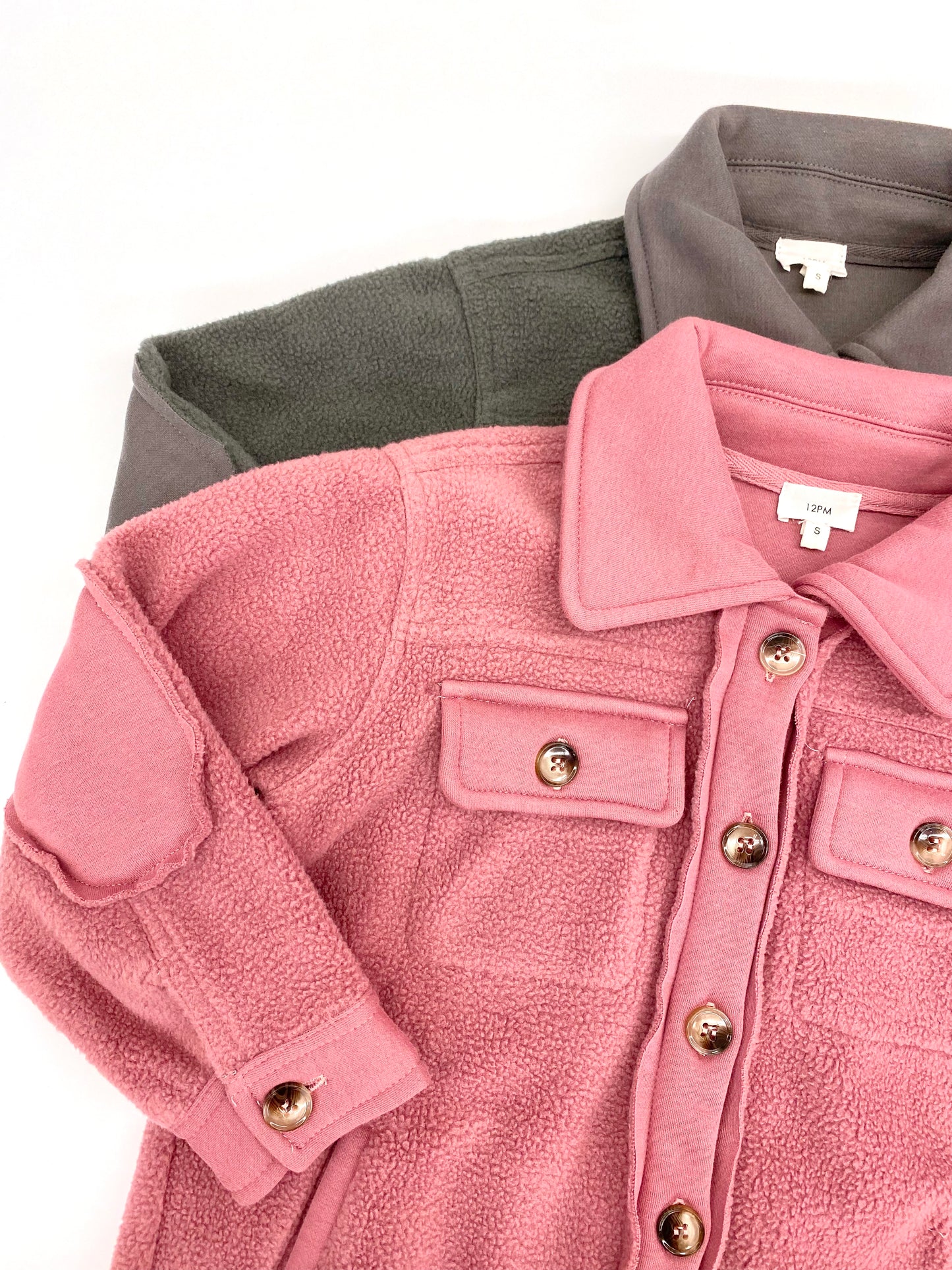 Izzy Fleece Shacket | 2 Colour Options