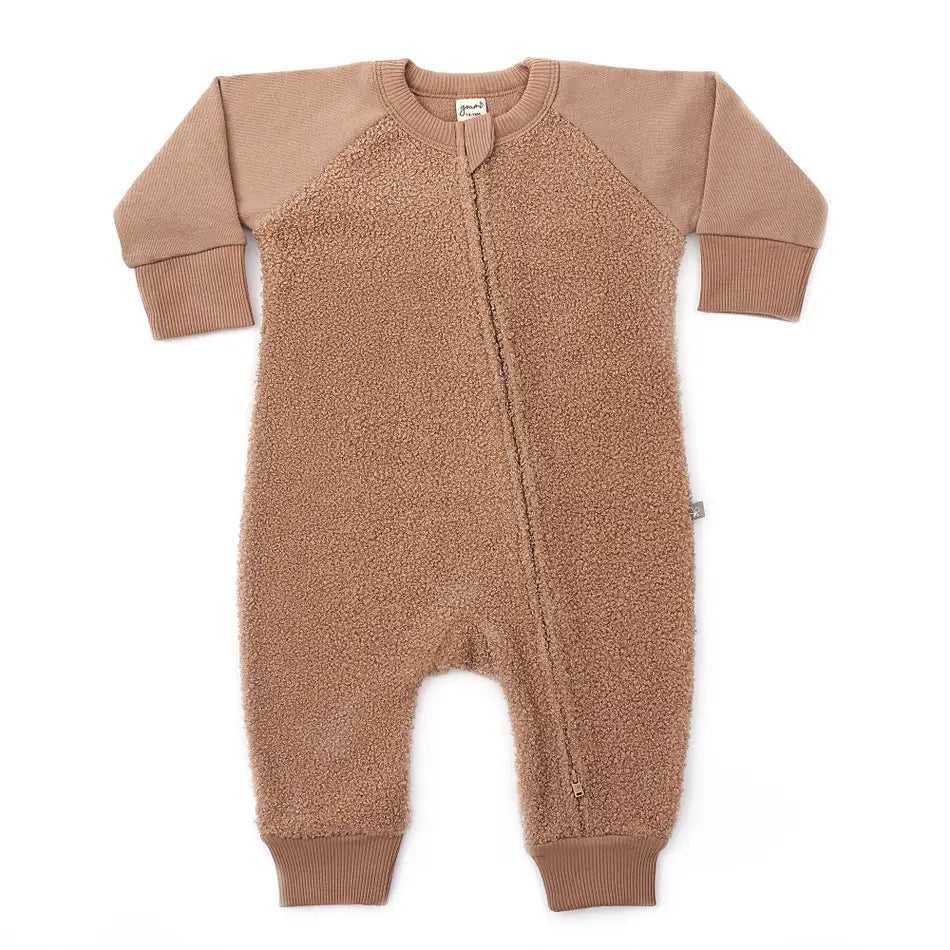 Sherpa Fleece Lined Onesie