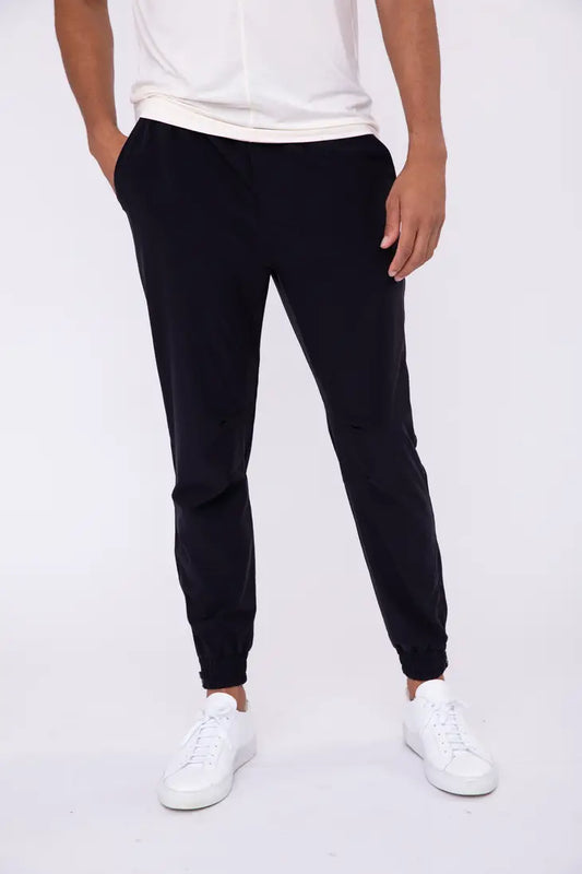 Zip-Up Ankle Joggers