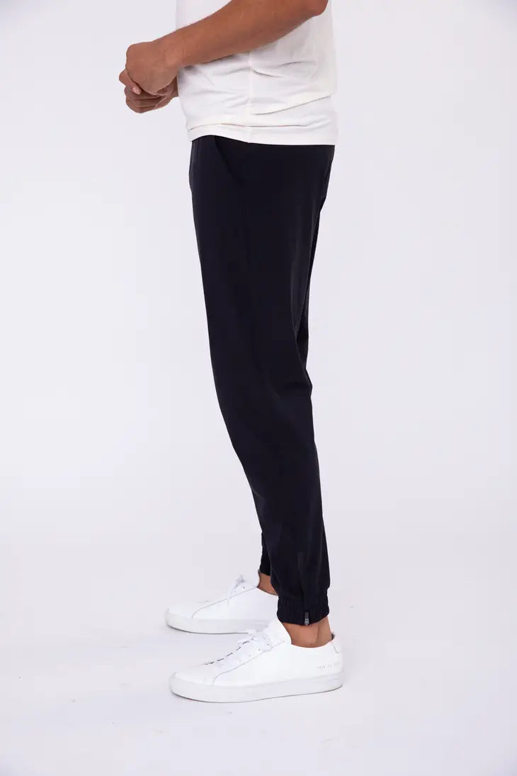 Zip-Up Ankle Joggers