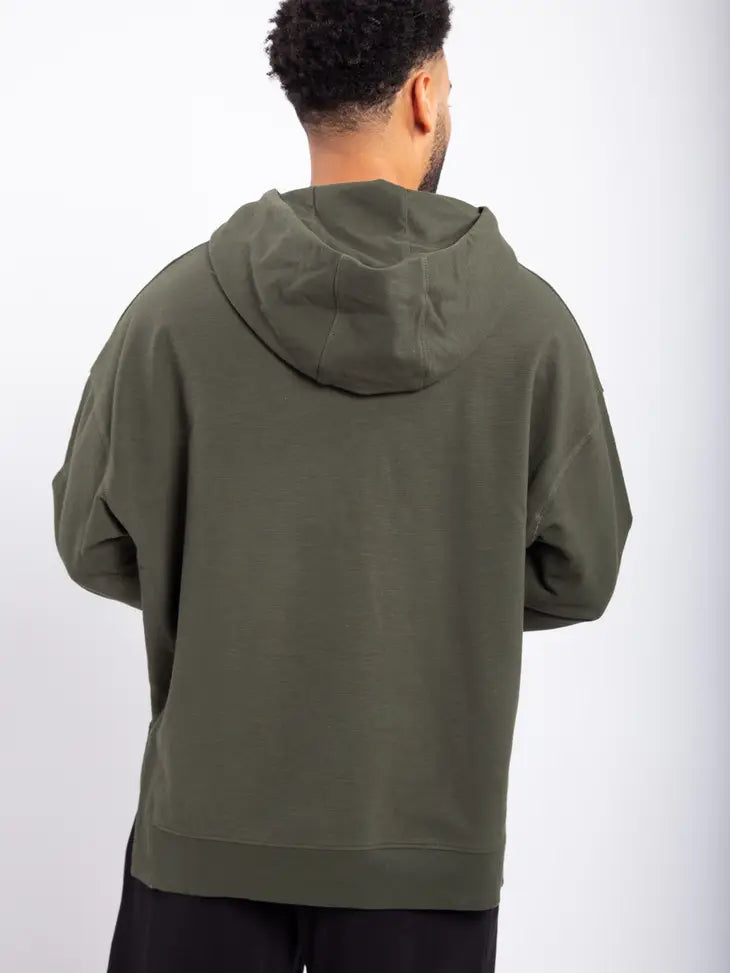 Hoodie with Side Split