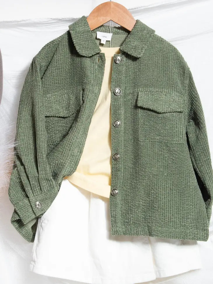 Corduroy Shirt Jacket